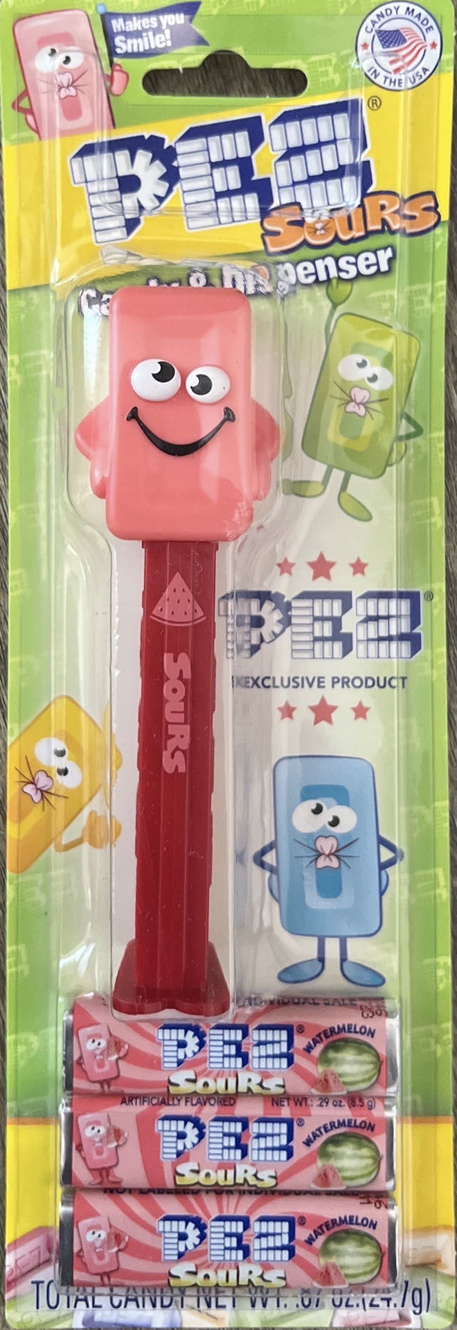 Sour Watermelon - Pez.com Exclusive pez collectible [Barcode 073621061910] - Main Image 4