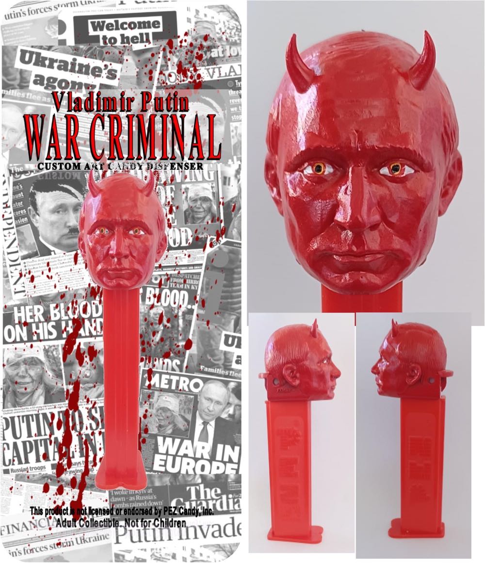 Vladimir Putin War Criminal  pez collectible - Main Image 3