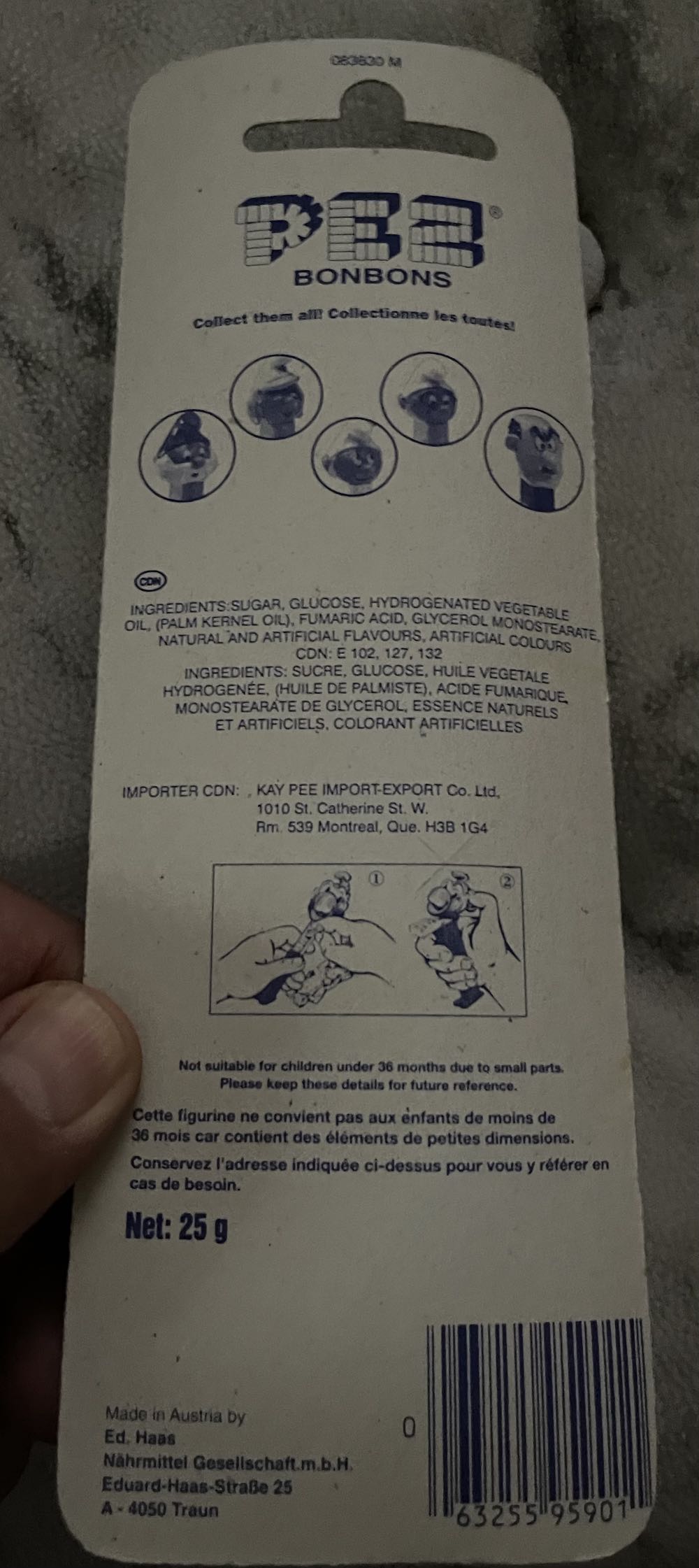 Smurfs - Smurfette - Smurfs pez collectible [Barcode 063255959011] - Main Image 2