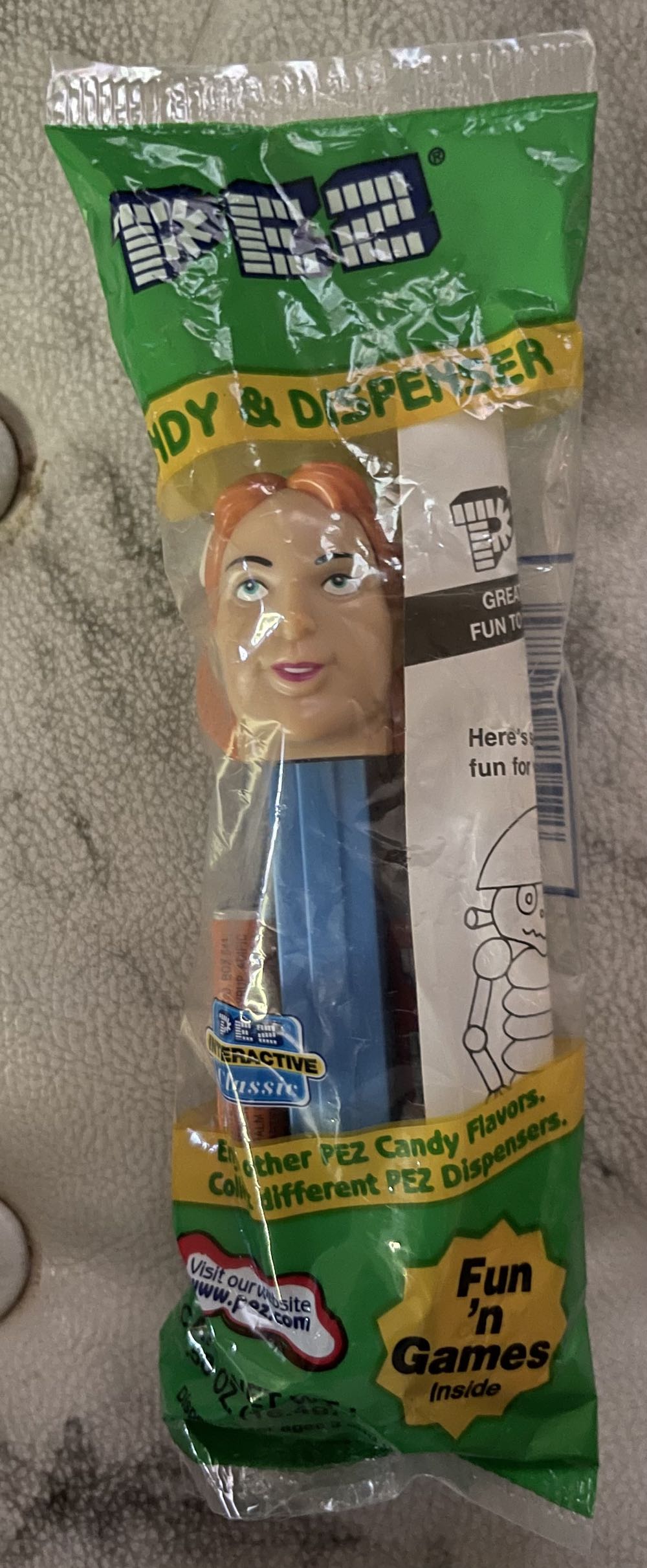 Pez Mascot Sour Blue Raspberry