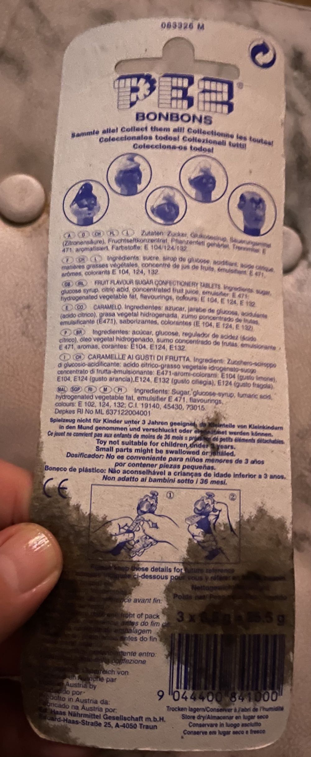 Smurfs - Smurfette - Bonbons  pez collectible [Barcode 9044400841000] - Main Image 2