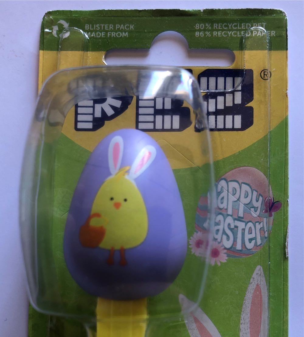 Yellow Easter Egg W/Butterfly Print  - Easter pez collectible - Main Image 2