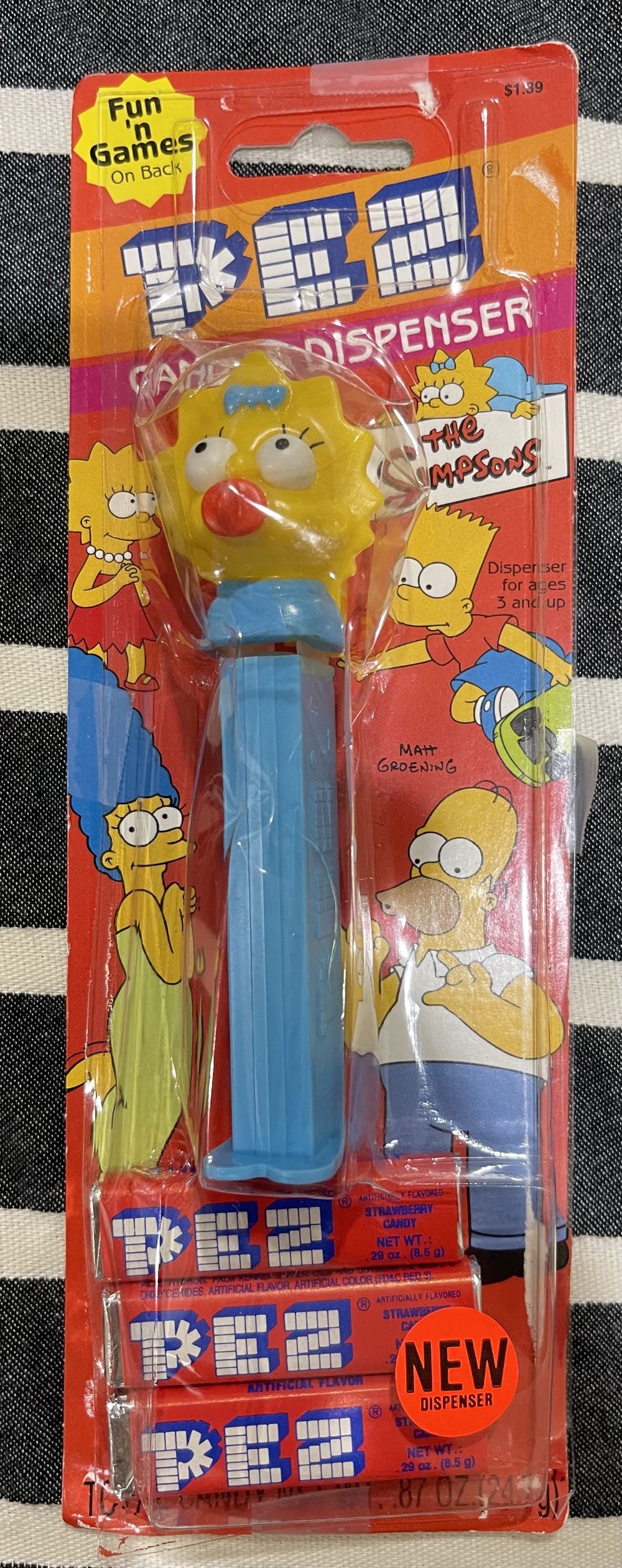 The Simpsons - Maggie  pez collectible [Barcode 073621008557] - Main Image 1