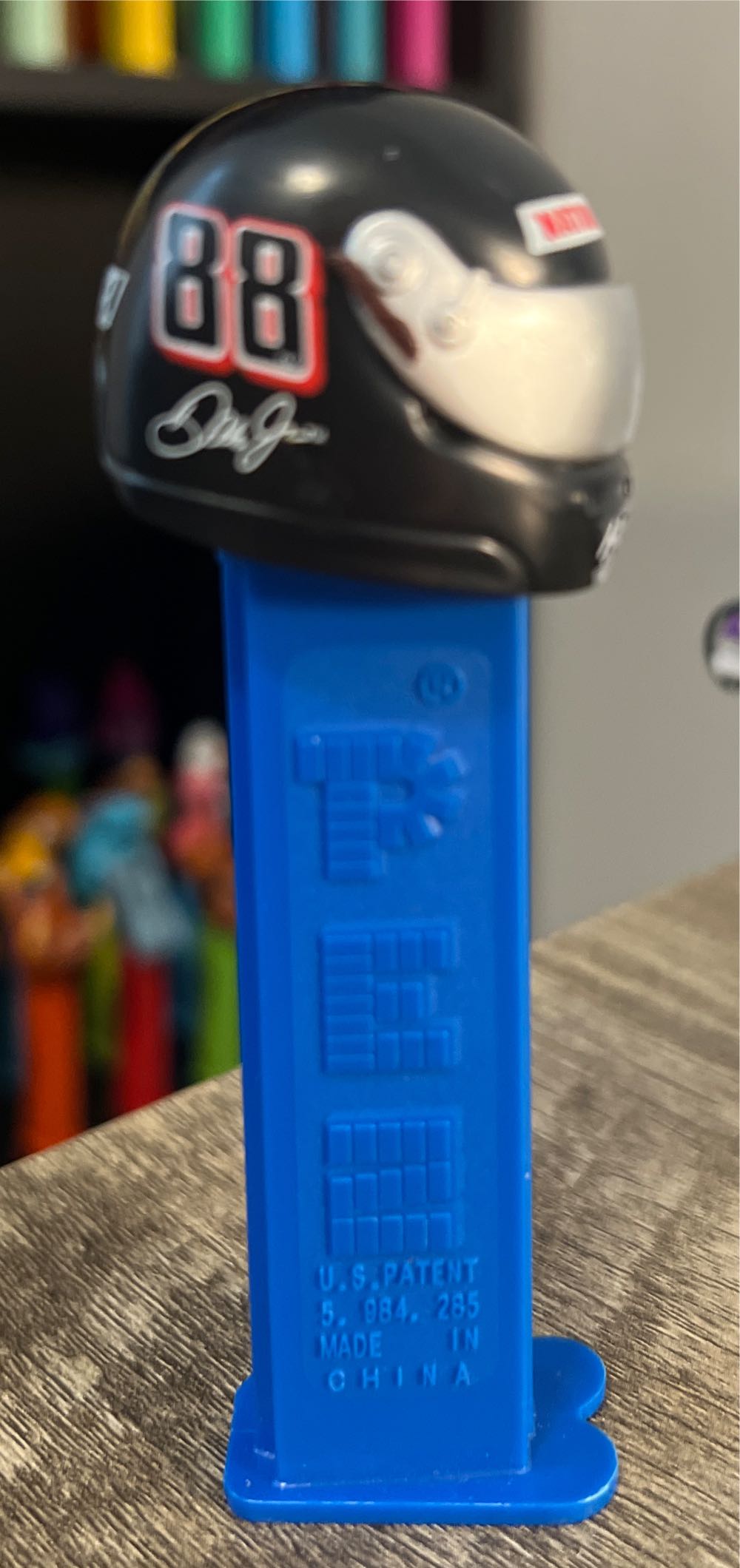 Dale Earnhardt Jr #88 - National Guard - Nascar Helmet pez collectible [Barcode 073621090033] - Main Image 2