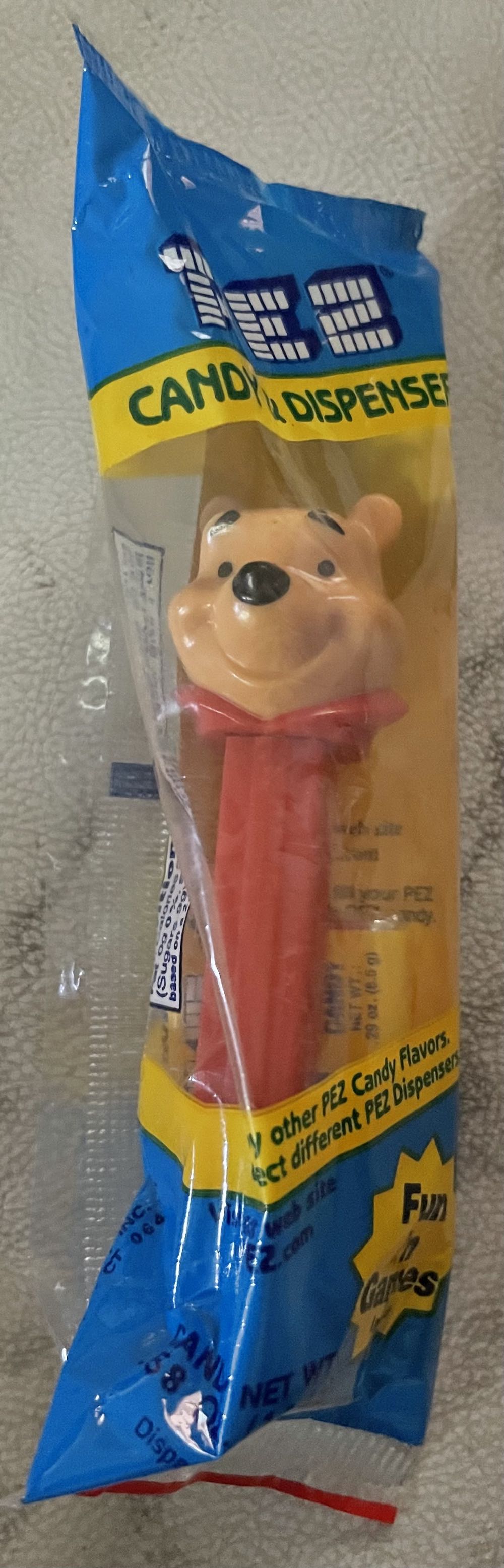 Winnie The Pooh - Pooh Bear  pez collectible [Barcode 073621007659] - Main Image 2