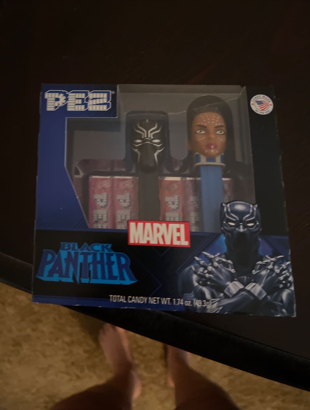 Marvel - Black Panther Gift Set - Black Panther And Shuri Pez Dispensers 6 Candy Refills OLS  pez collectible [Barcode 073621012165] - Main Image 2