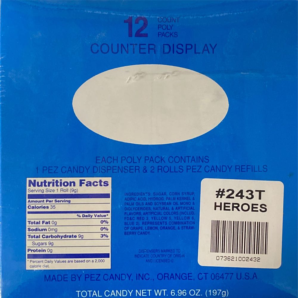 Marvel - Heroes Collection Counter Display - Marvel pez collectible - Main Image 2