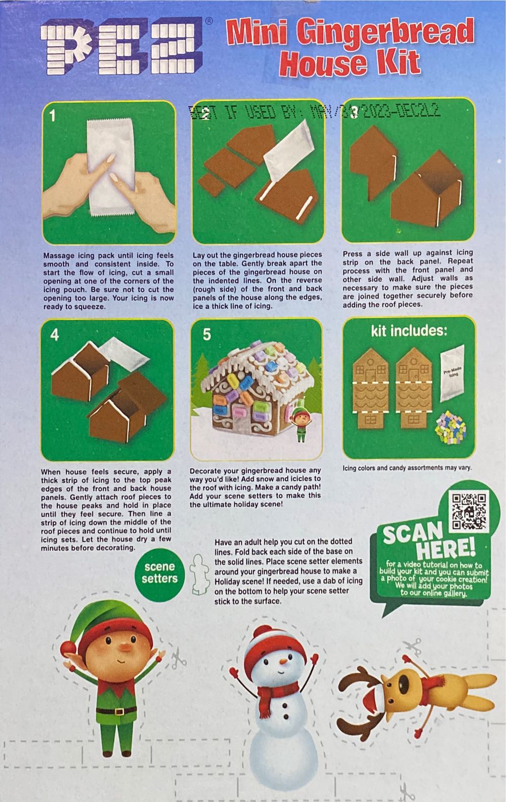 Christmas - Gingerbread House - Mini - Christmas pez collectible [Barcode 037695122724] - Main Image 2