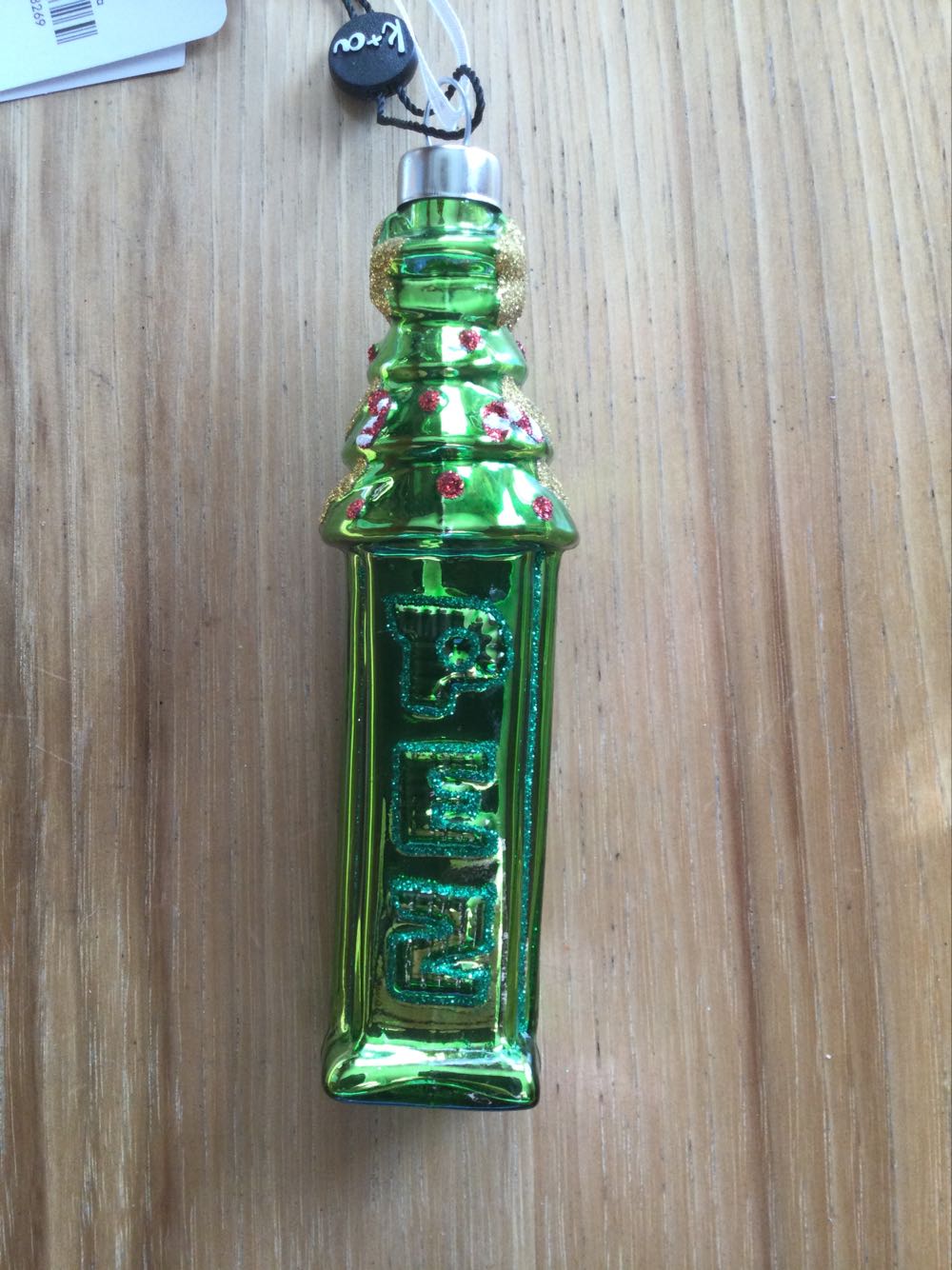 Kat And Annie Christmas Tree Glass Ornament -  Christmas pez collectible [Barcode 026301843269] - Main Image 2