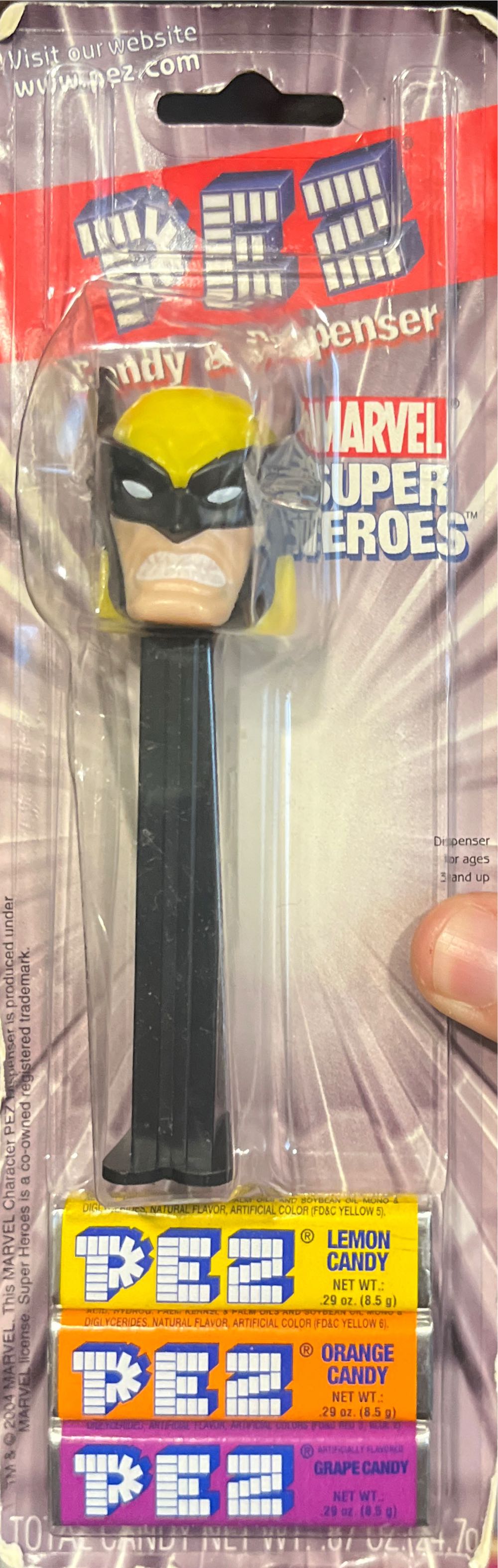 Marvel - Wolverine, blue stem - MARVEL COMICS pez collectible - Main Image 2