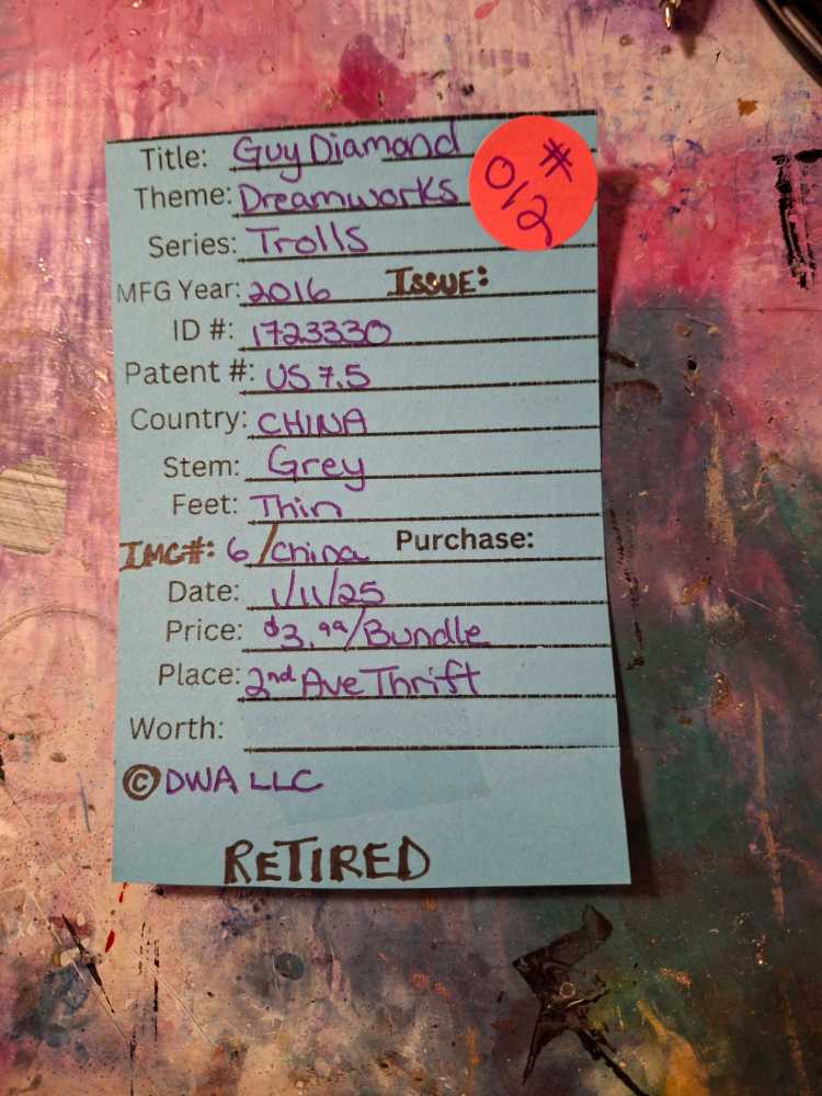 Trolls - Guy Diamond - Trolls pez collectible - Main Image 4