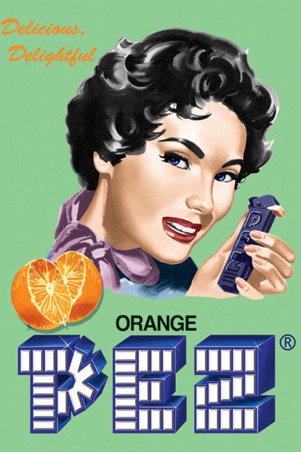 Hello Kitty - Kitty, head w/pink flower, teal stem