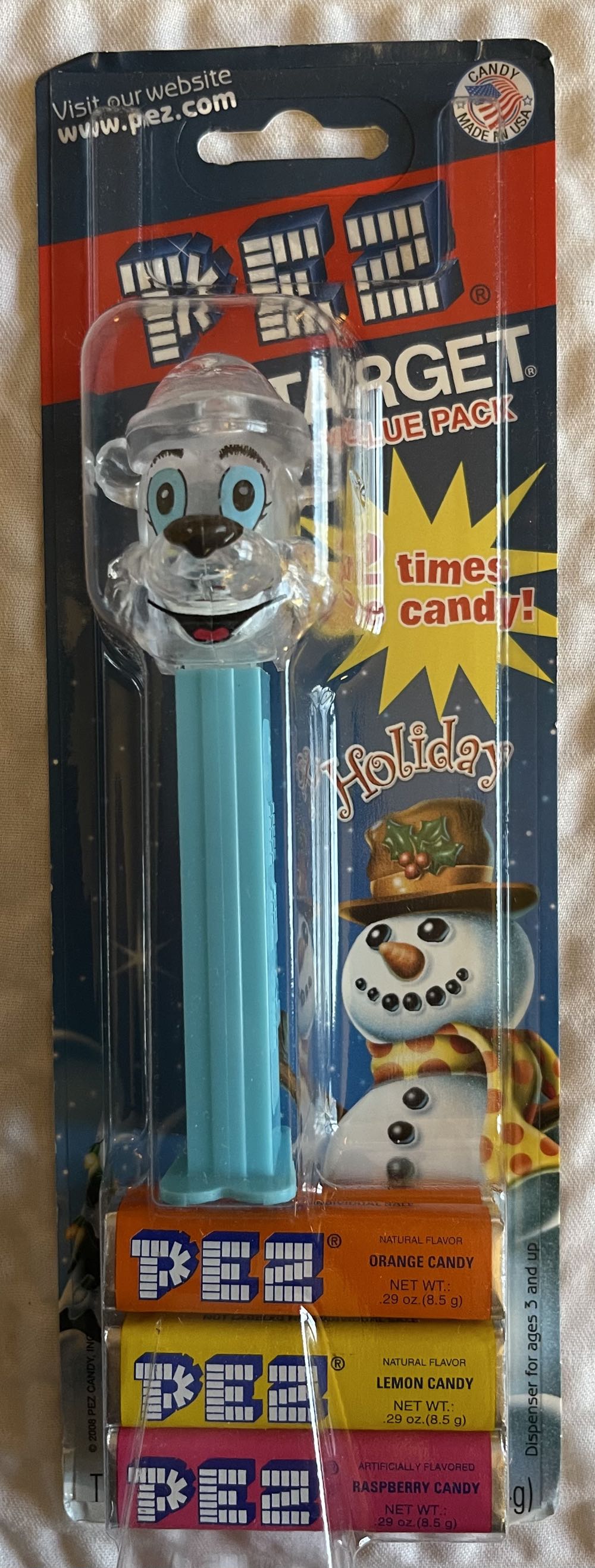 Christmas - Target Crystal Polar Bear  pez collectible [Barcode 073621762336] - Main Image 1