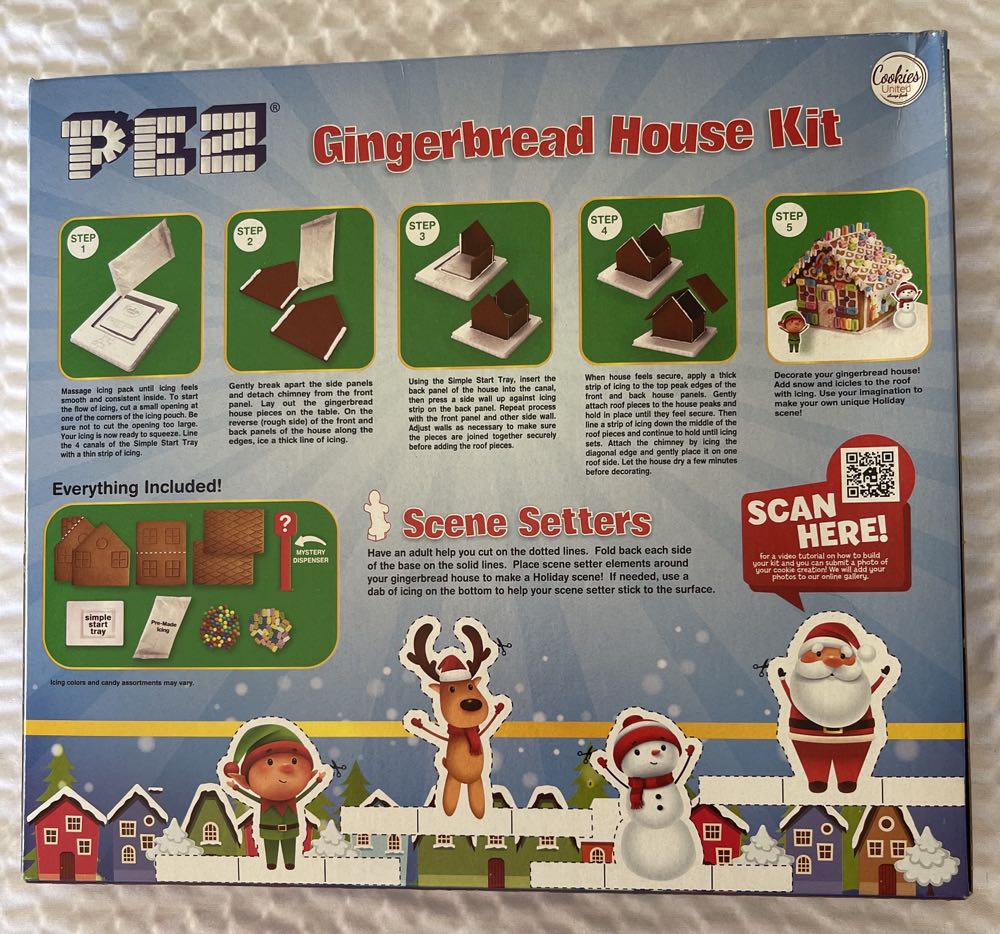 Pez Gingerbread House - Gingerbread pez collectible [Barcode 037695126210] - Main Image 2