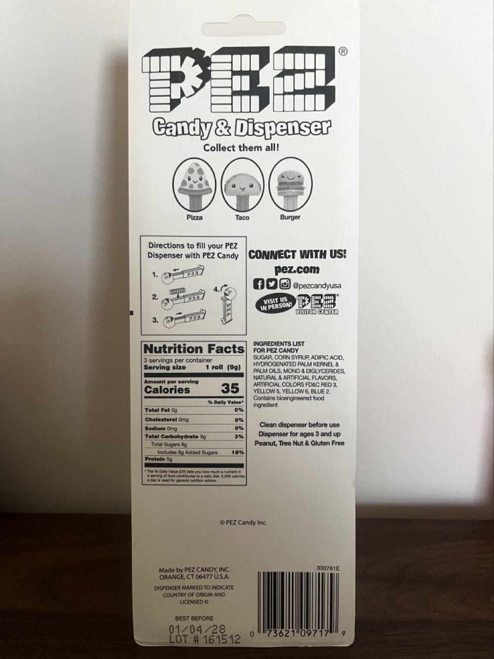 Donut - Pez Treats pez collectible [Barcode 073621097179] - Main Image 2