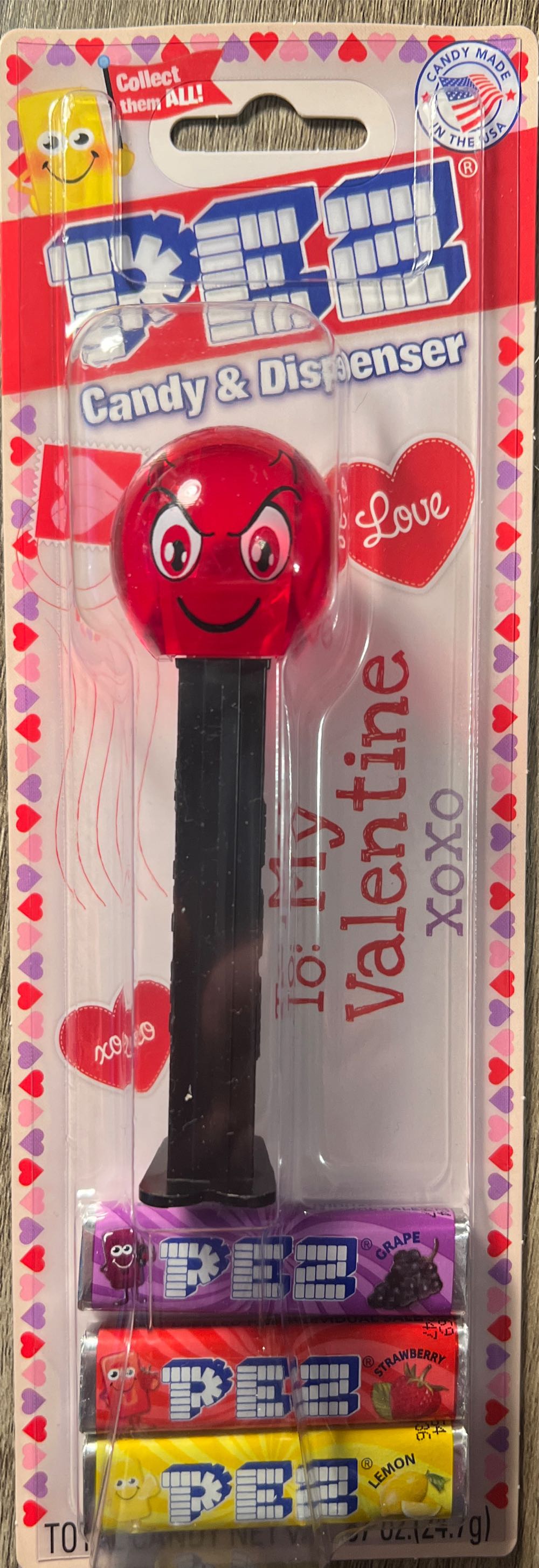 Valentine’s Day - Devilish Emoji - Valentines pez collectible [Barcode 073621342149] - Main Image 4