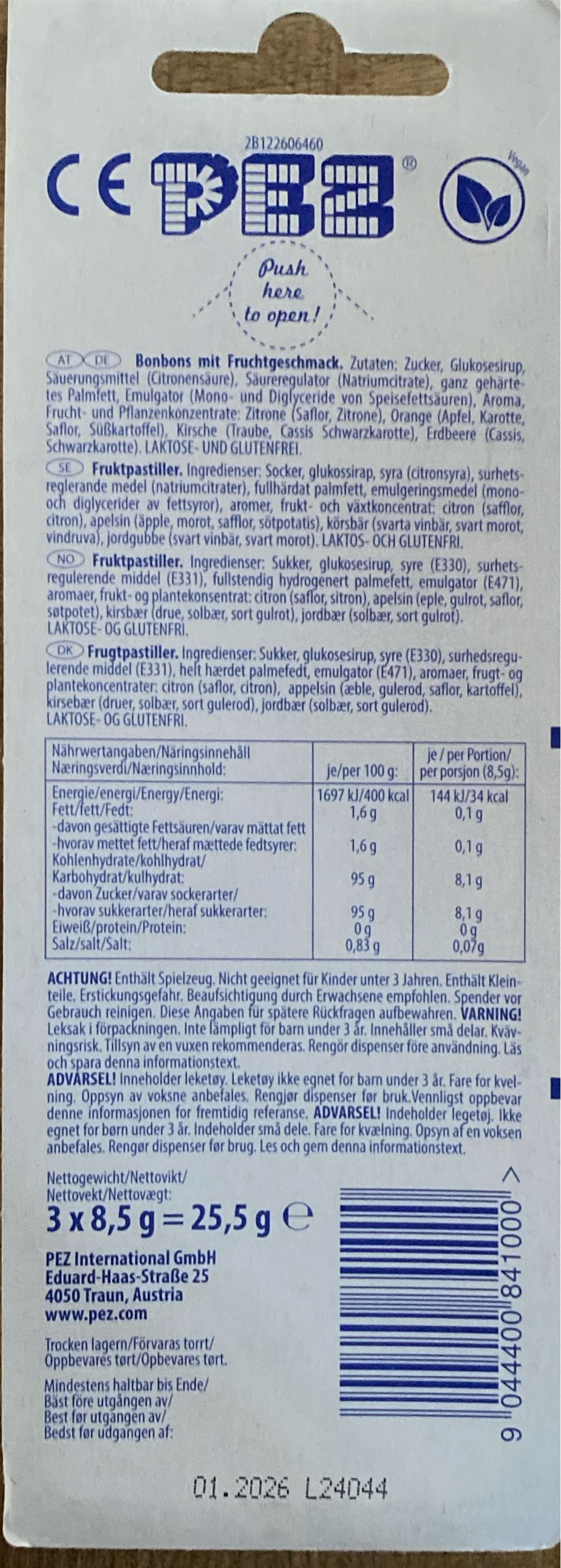 Star Wars Mandalorian - Grogu  pez collectible [Barcode 073621098008] - Main Image 2