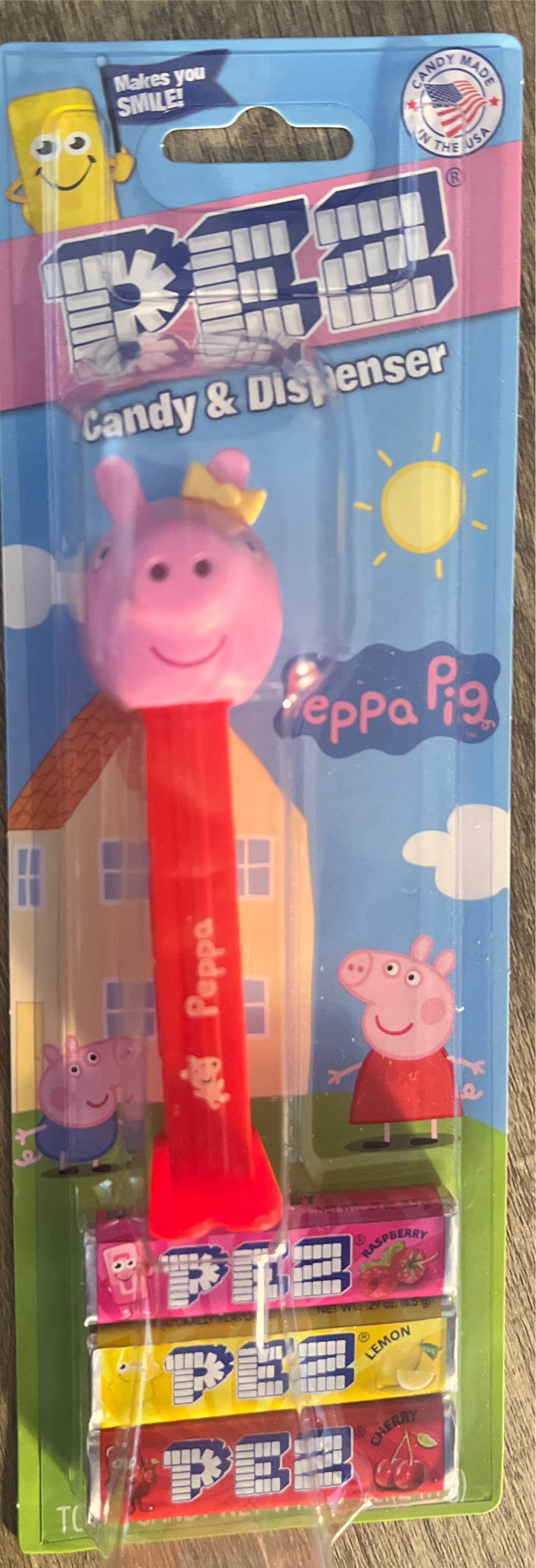 Peppa Pig - Peppa Pig (Teddy Bear Stem) - Peppa Pig pez collectible [Barcode 073621090026] - Main Image 4