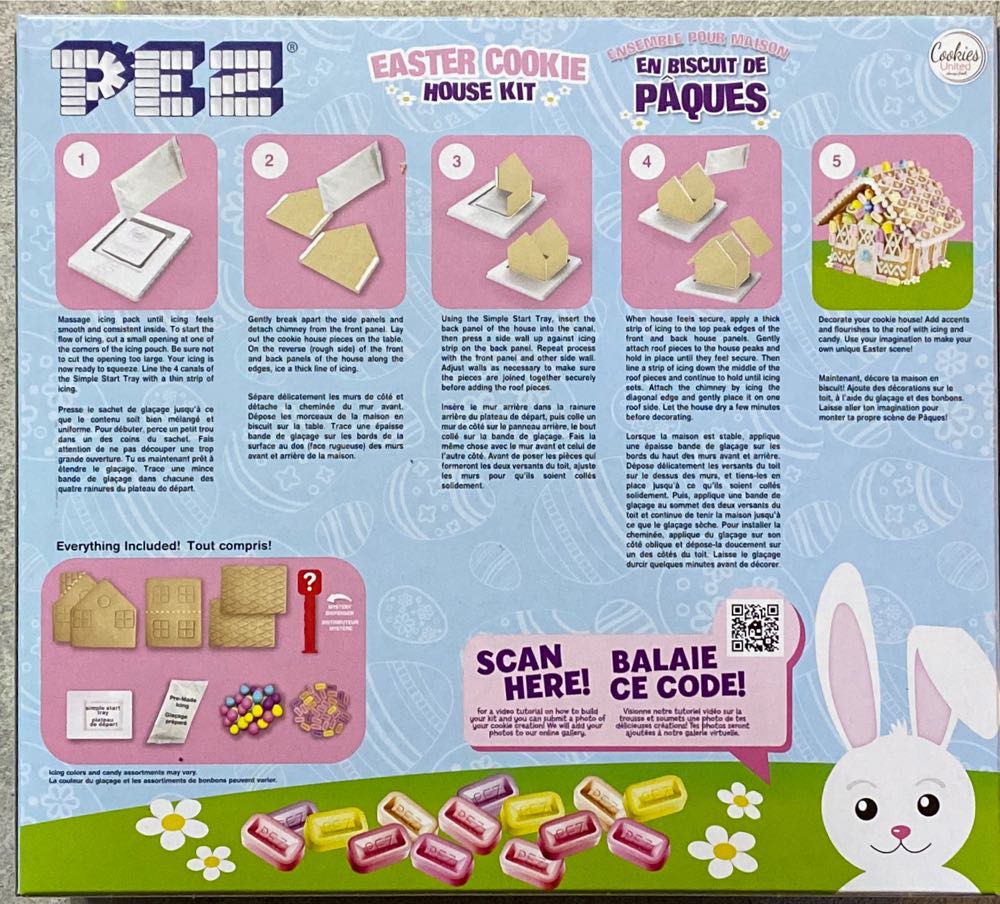 Pez Easter Cookie House Kit  pez collectible [Barcode 037695466217] - Main Image 2