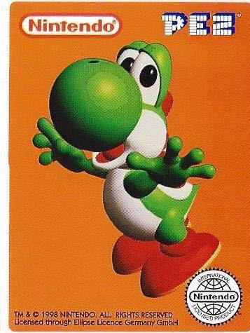 Super Mario - Yoshi  pez collectible [Barcode 073621094178] - Main Image 2