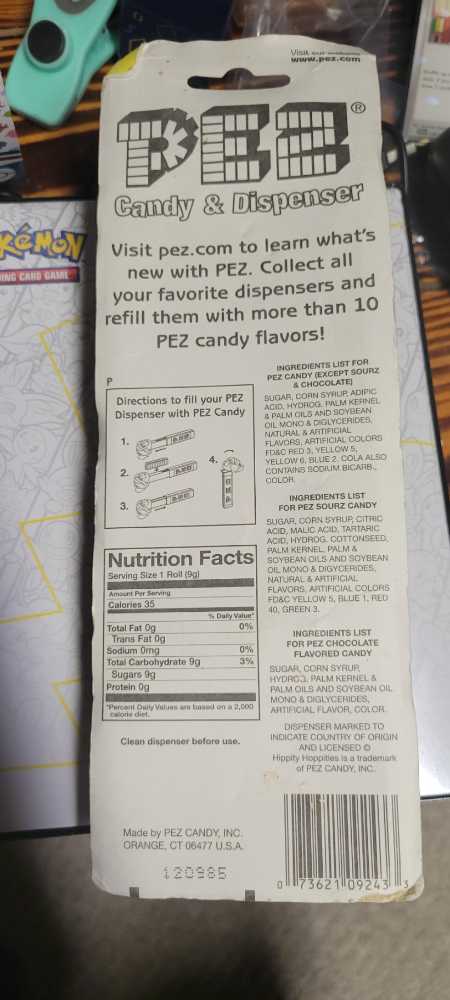 Easter - Hippity Hoppity - Brown Bunny - Easter pez collectible [Barcode 073621092433] - Main Image 2