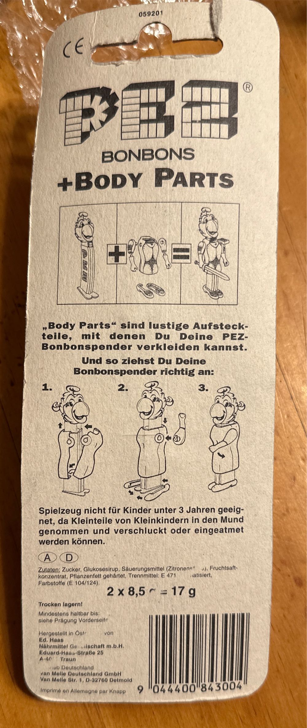 Roman Soldier - Body Parts pez collectible - Main Image 2