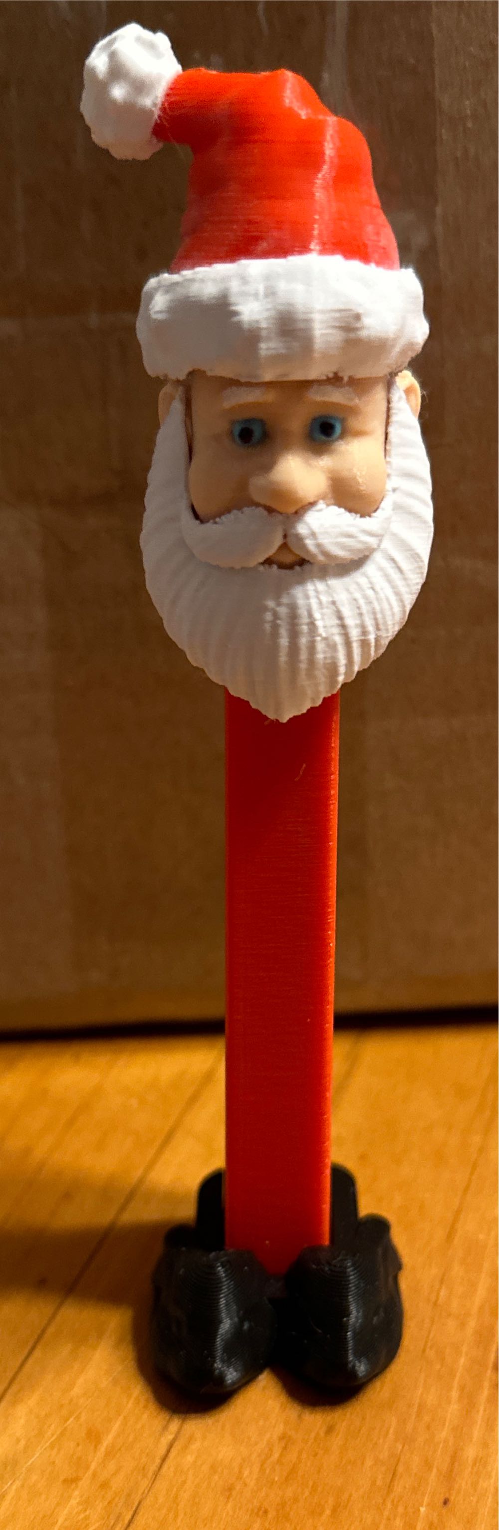 Snowman F Ornament - Red