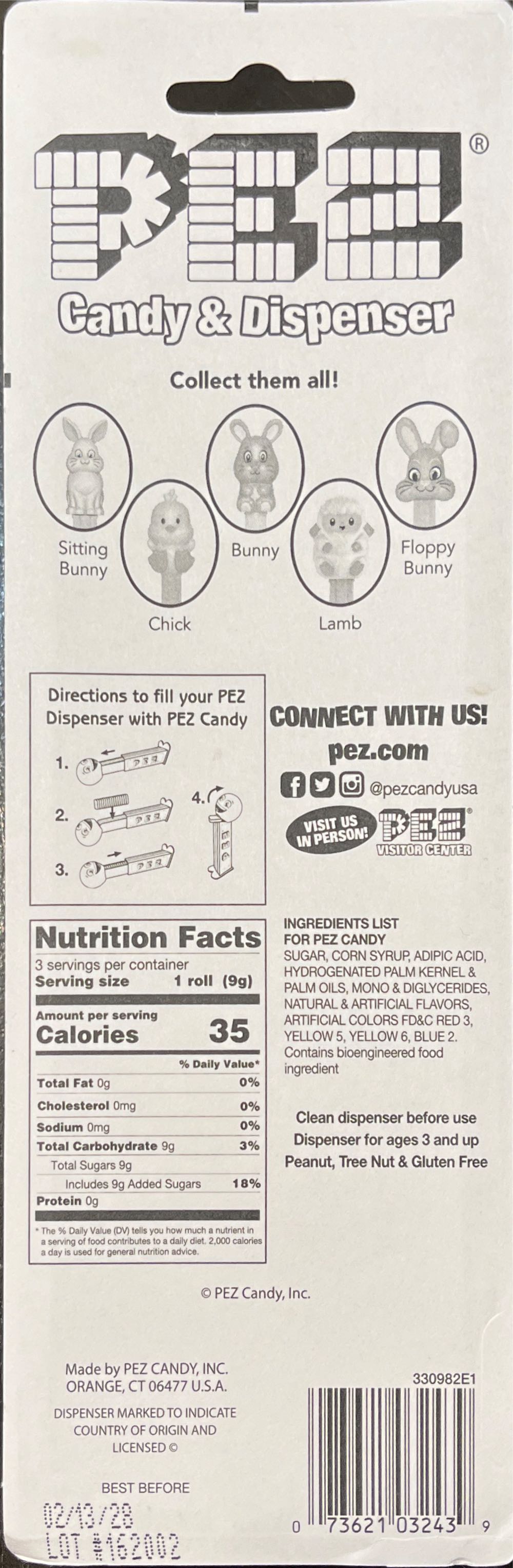 Easter - Easter Chick 🐥🐣 - Easter pez collectible [Barcode 073621032439] - Main Image 2