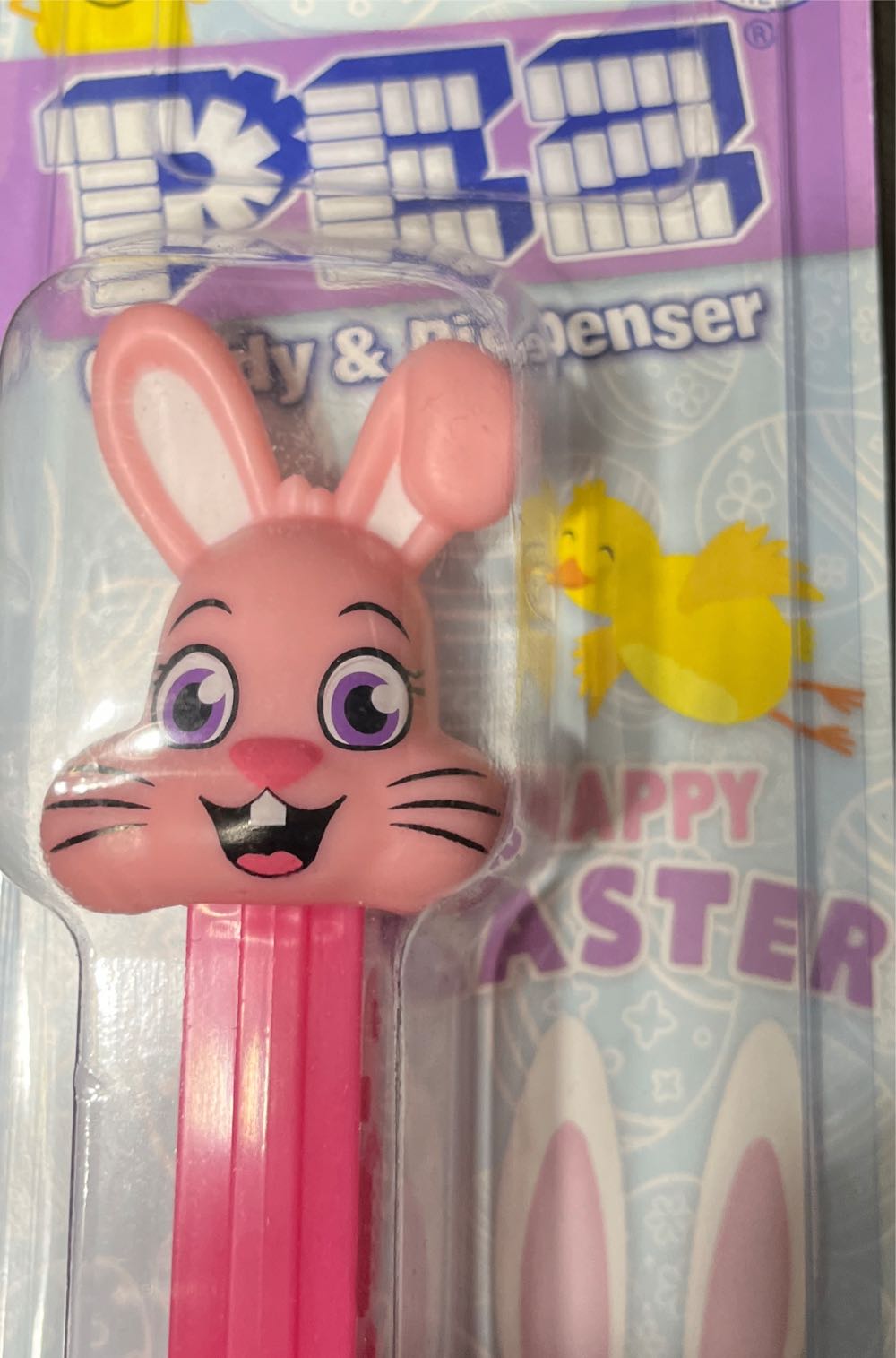 Easter - Pink Easter Bunny - Floppy Ear  🐇 🐣 - Easter pez collectible [Barcode 073621032439] - Main Image 3