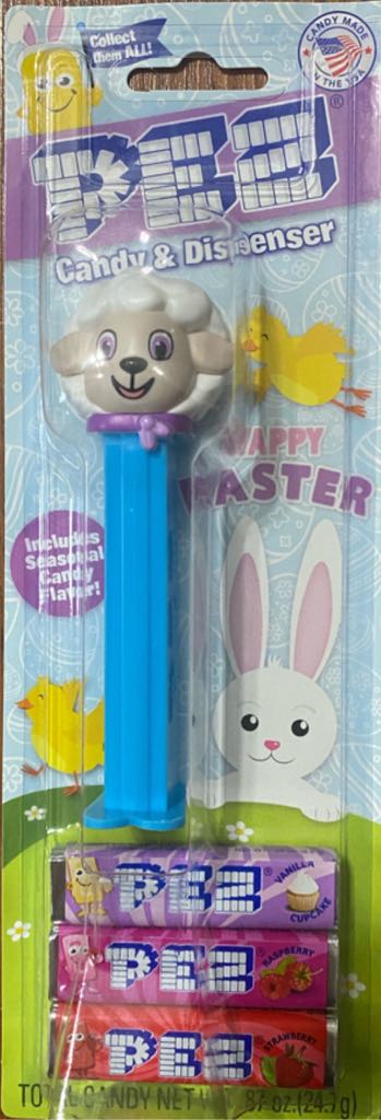 Easter - Lamb D (blue stem Mini) - Easter pez collectible - Main Image 2