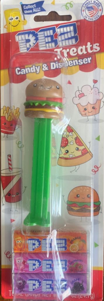 Burger (2) - PEZ Treats (complete) pez collectible - Main Image 2