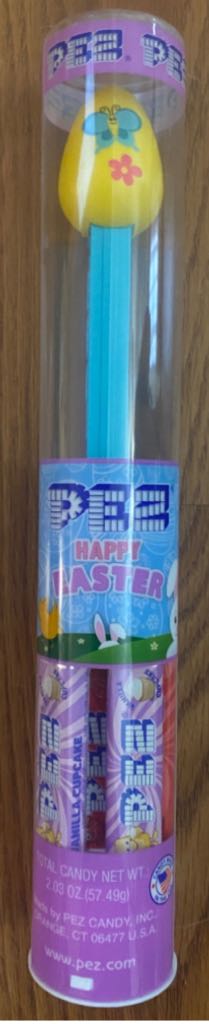 Egg (yellow with butterfly) - In Tube - Easter pez collectible - Main Image 2