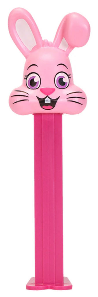 Bunny G (pink/pink) - In Tube - Easter pez collectible - Main Image 2