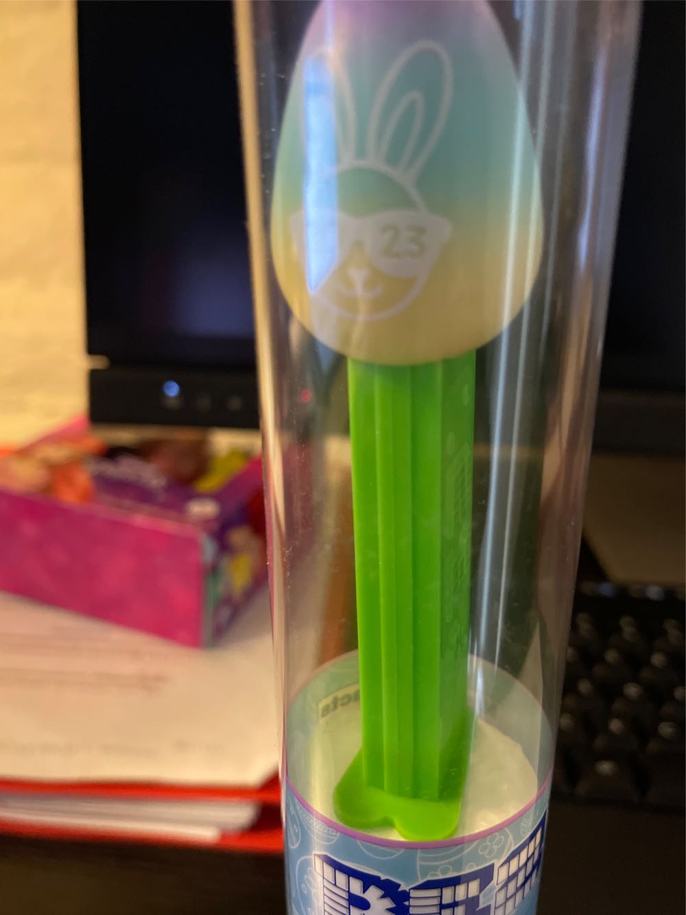 Easter Egg Exclusive Egg Tube 2023 Bunny - Easter pez collectible - Main Image 2