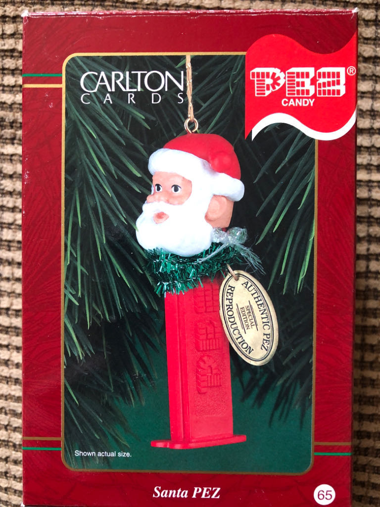 Christmas - Carlton Cards - Santa Pez  pez collectible [Barcode 018100514730] - Main Image 1