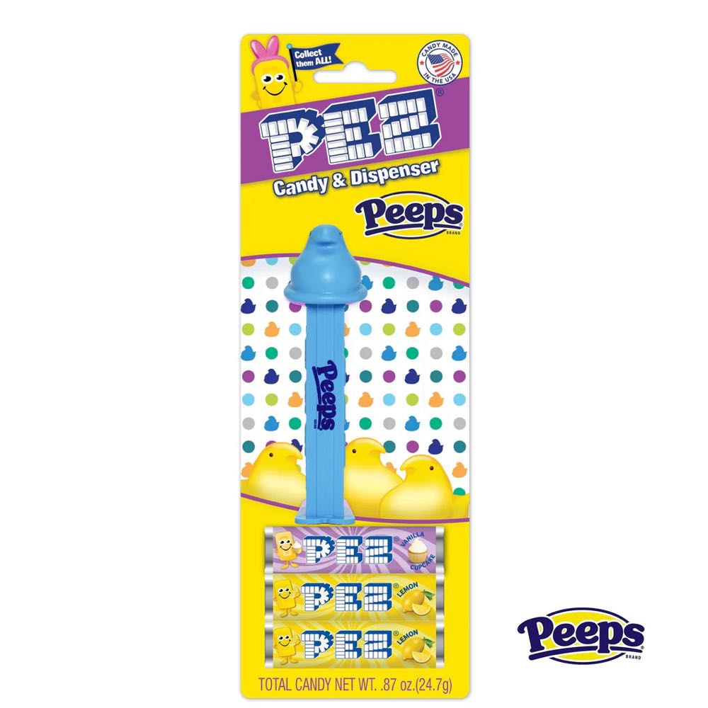 Peeps - Blue - Easter pez collectible [Barcode 073621091276] - Main Image 3