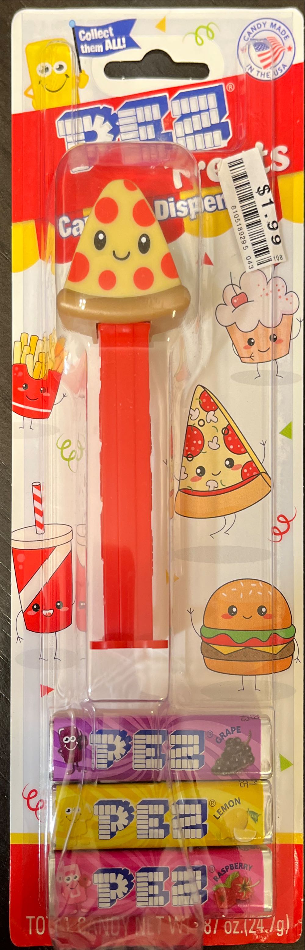 Pizza HEAD - Pet Treats pez collectible [Barcode 073621097179] - Main Image 3