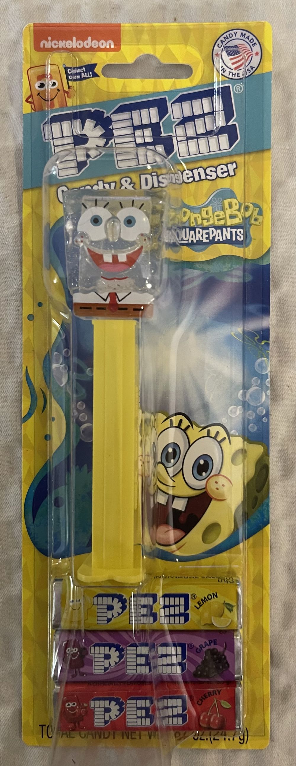 SpongeBob SquarePants - Glitter SpongeBob  pez collectible [Barcode 073621094246] - Main Image 1