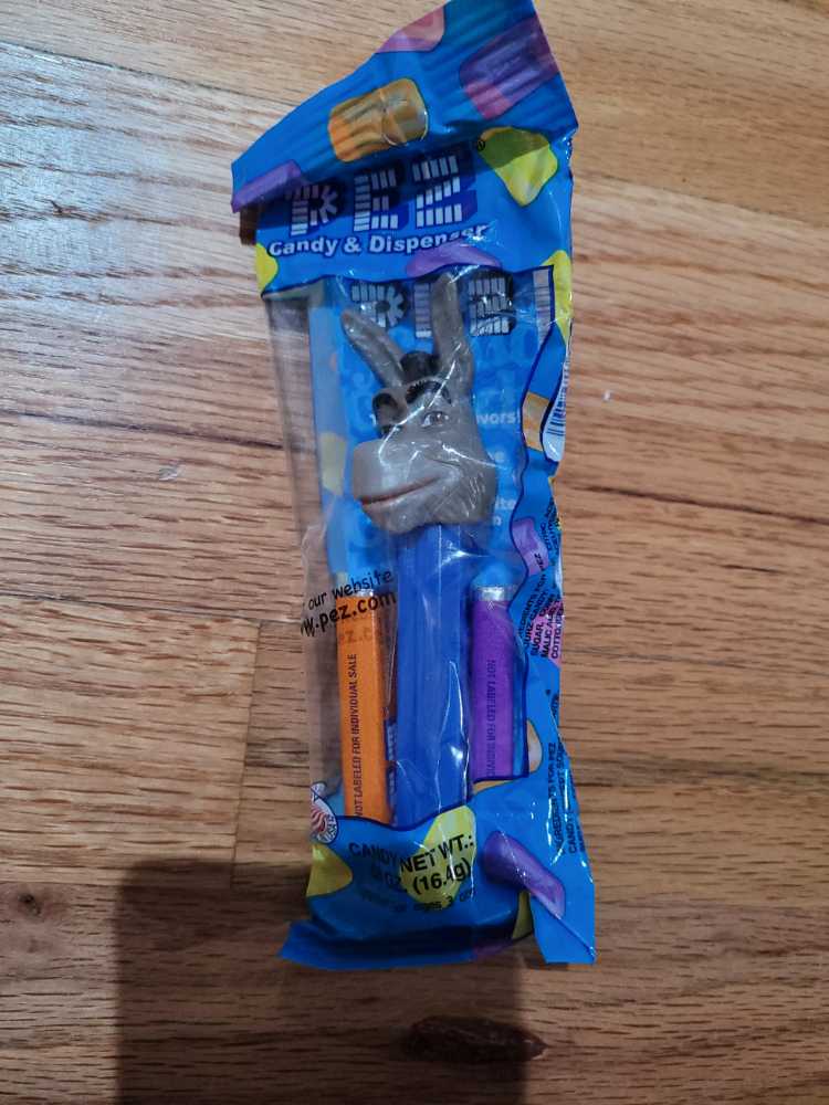 Shrek The Third - Donkey  pez collectible [Barcode 073621008311] - Main Image 2
