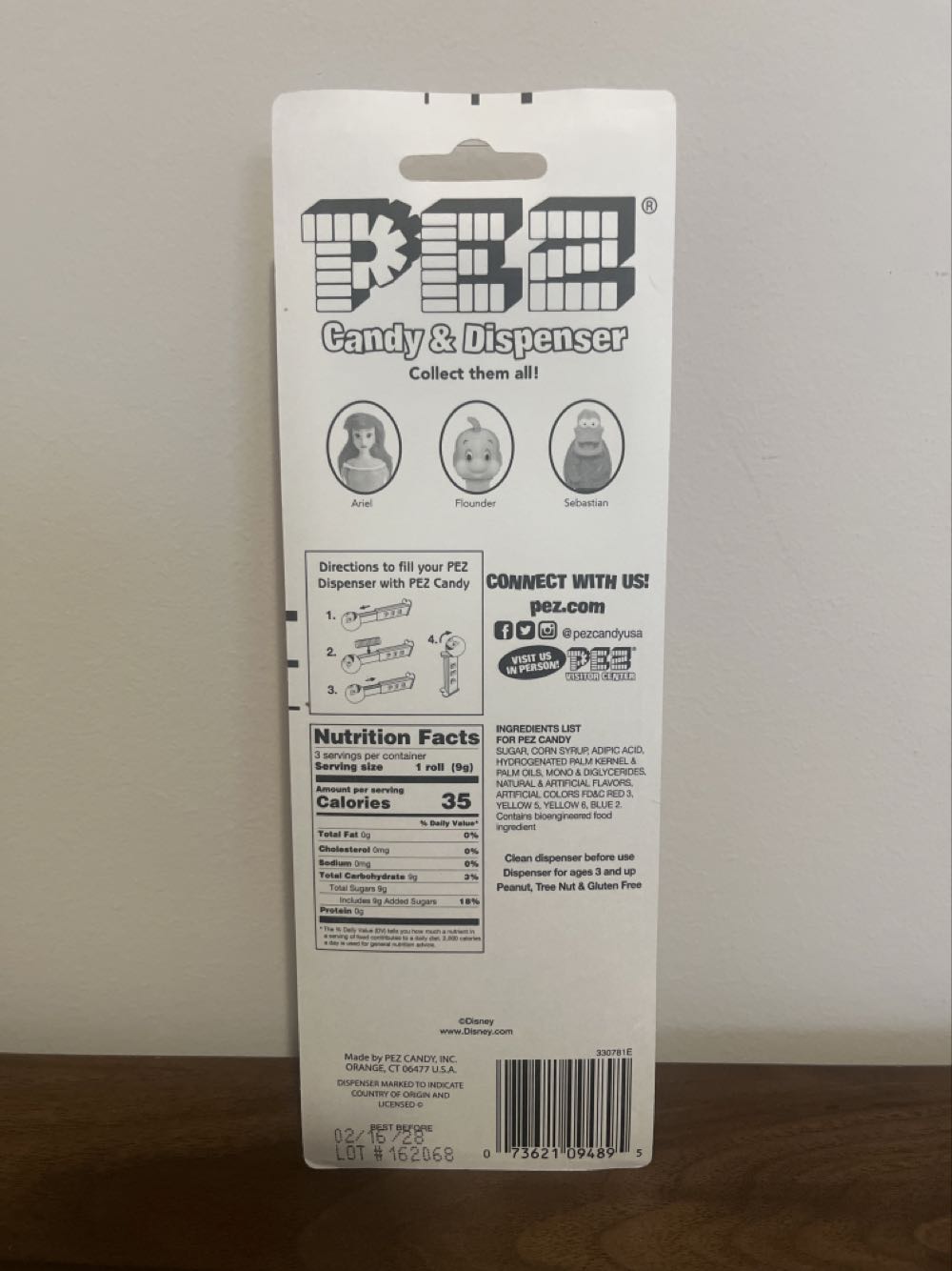 Disney - The Little Mermaid - Sebastian - Disney - Princess pez collectible [Barcode 073621094895] - Main Image 2