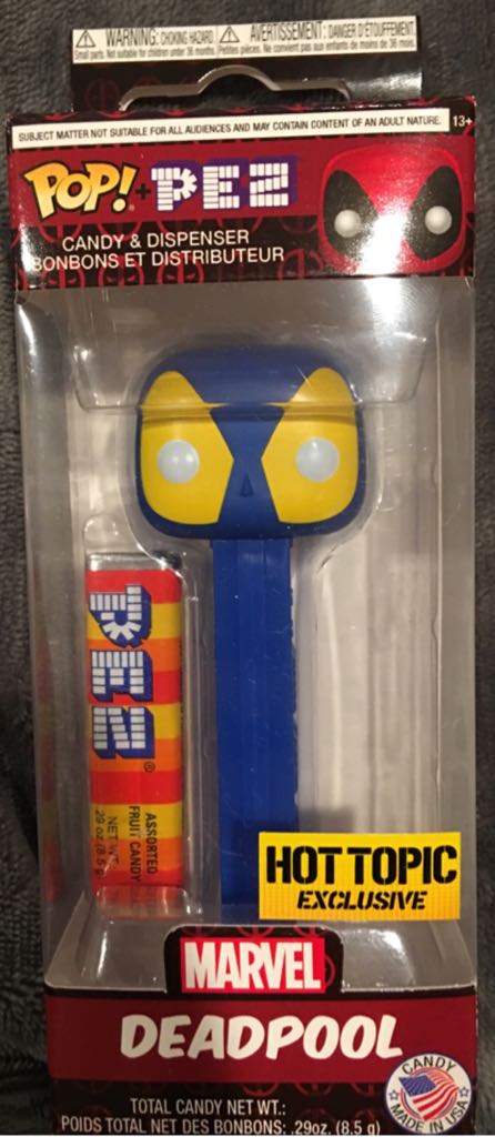 Funko POP! Pez - Deadpool (Blue Hottopic Exclusive)  pez collectible - Main Image 2