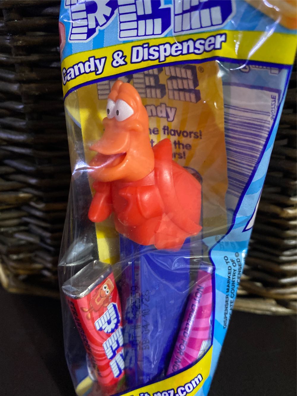 Disney Little Mermaid - Sebastian - Little Mermaid pez collectible - Main Image 2