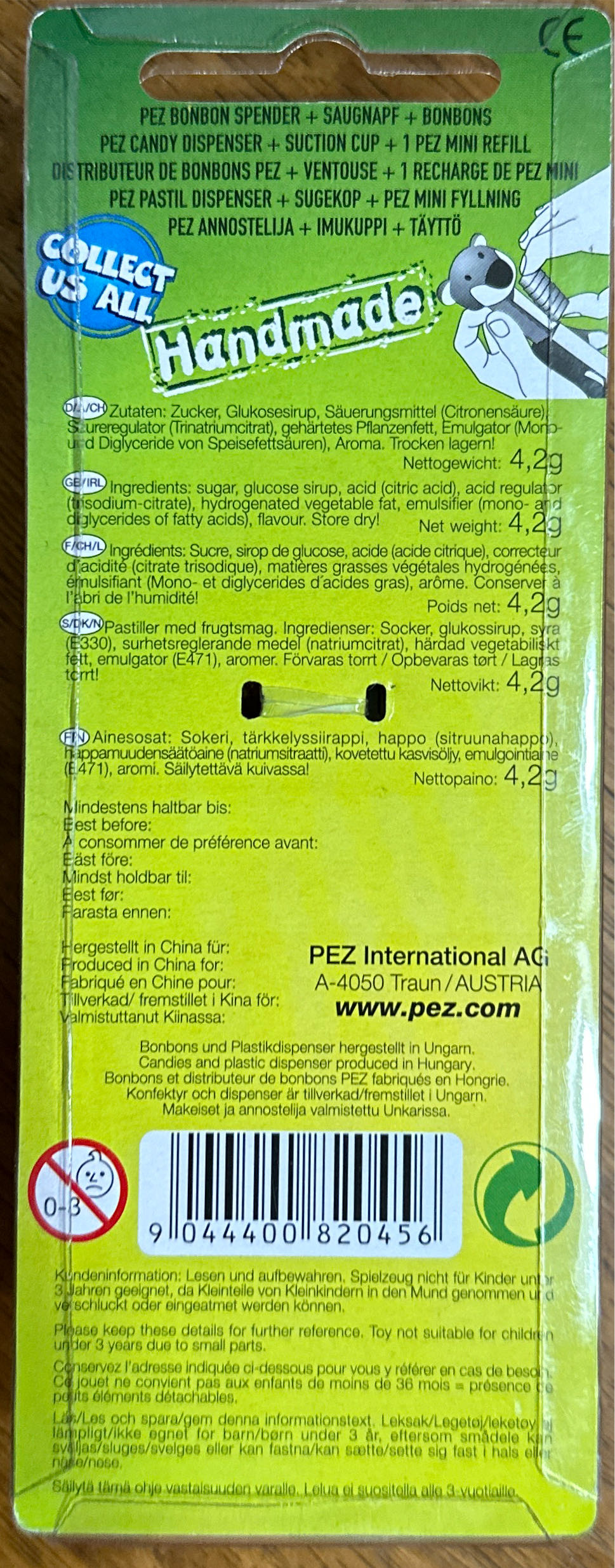 Pez Fantastic Candy & Dispenser - Forest Family - Deer  pez collectible - Main Image 2