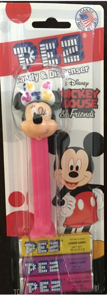 Disney - Minnie Mouse - Multicolor Bow Winking - Minnie Mouse pez collectible - Main Image 2