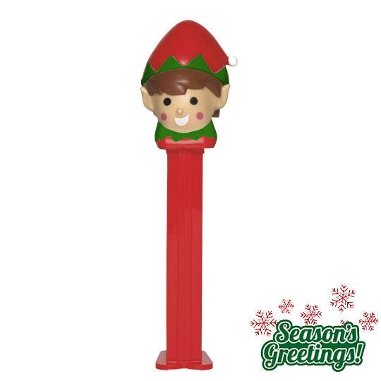 Elf (B) - Red/Green Cap - Christmas pez collectible - Main Image 3