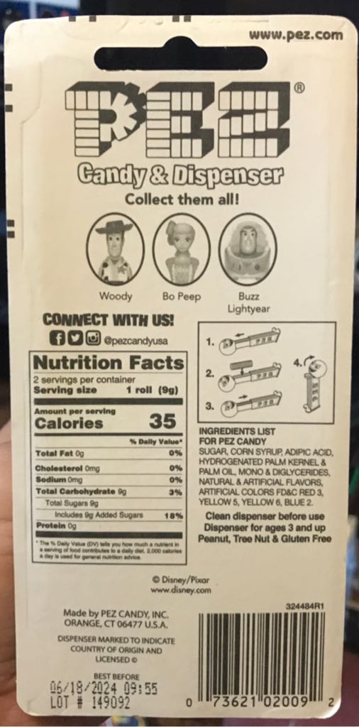 Woody B - Toy Story pez collectible - Main Image 2