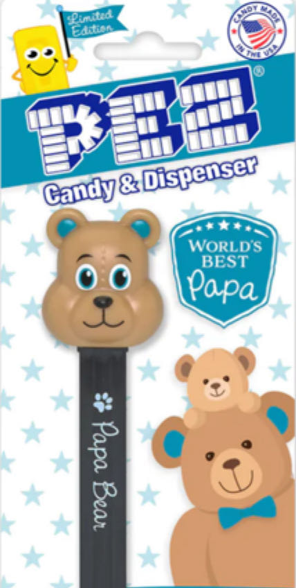 Bear Couple - Papa Bear - Father’s Day pez collectible - Main Image 2