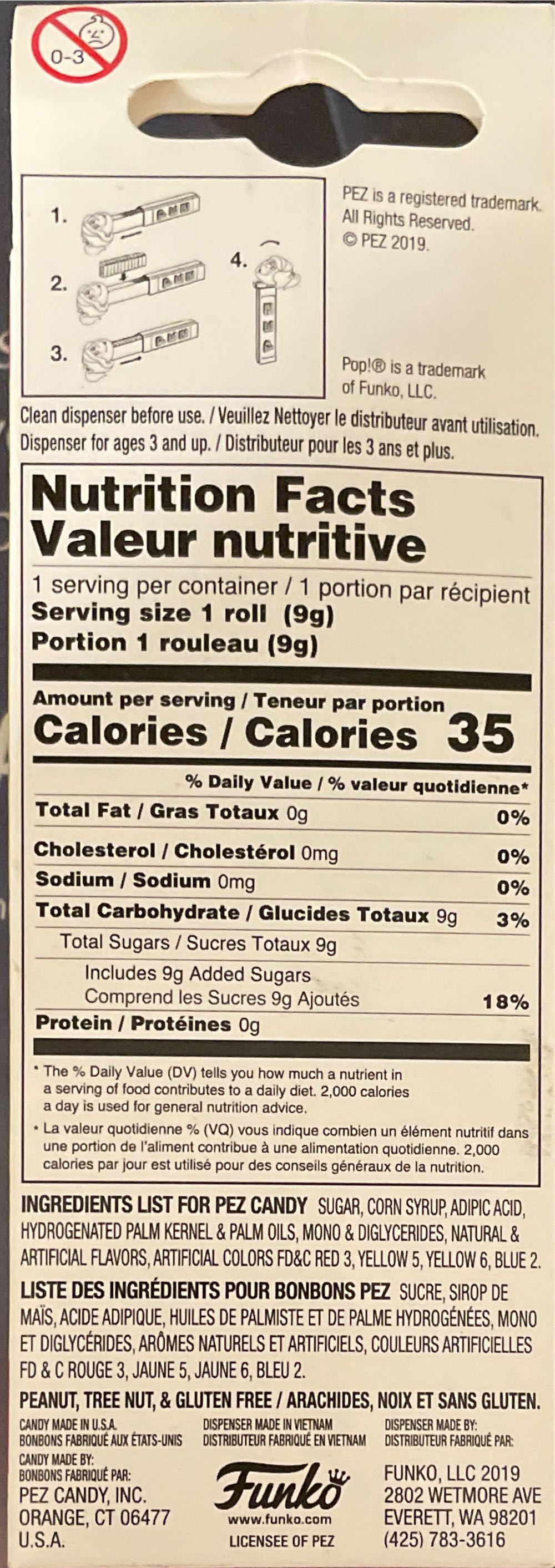 POP! + PEZ - PEZ Boy Candy Dispenser  pez collectible [Barcode 889698438407] - Main Image 2