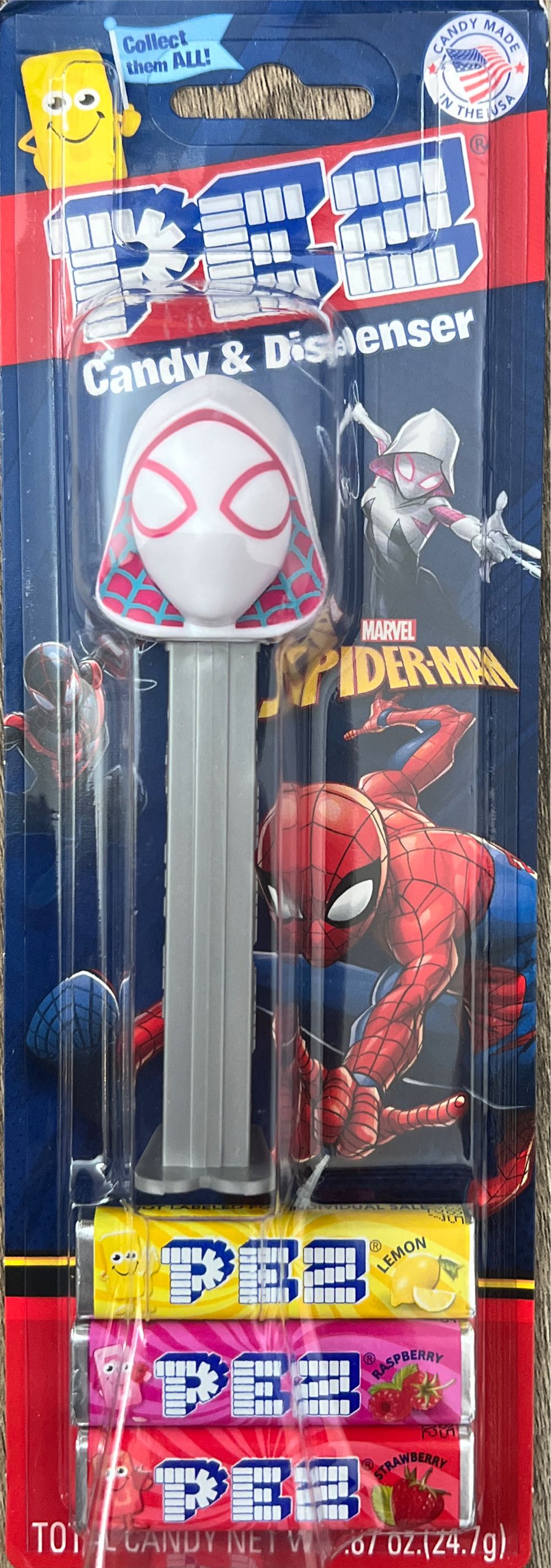 Spider Gwen - Marvel Spider Man pez collectible [Barcode 073621091160] - Main Image 4