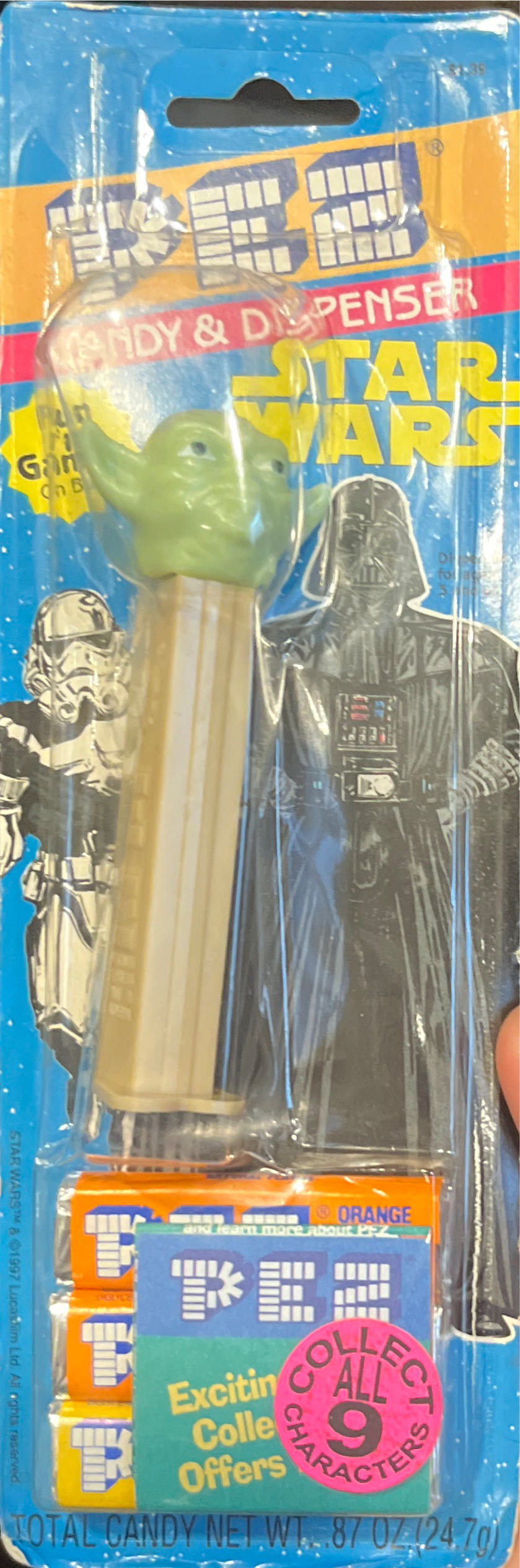 Star Wars - Yoda A - Star Wars pez collectible - Main Image 2